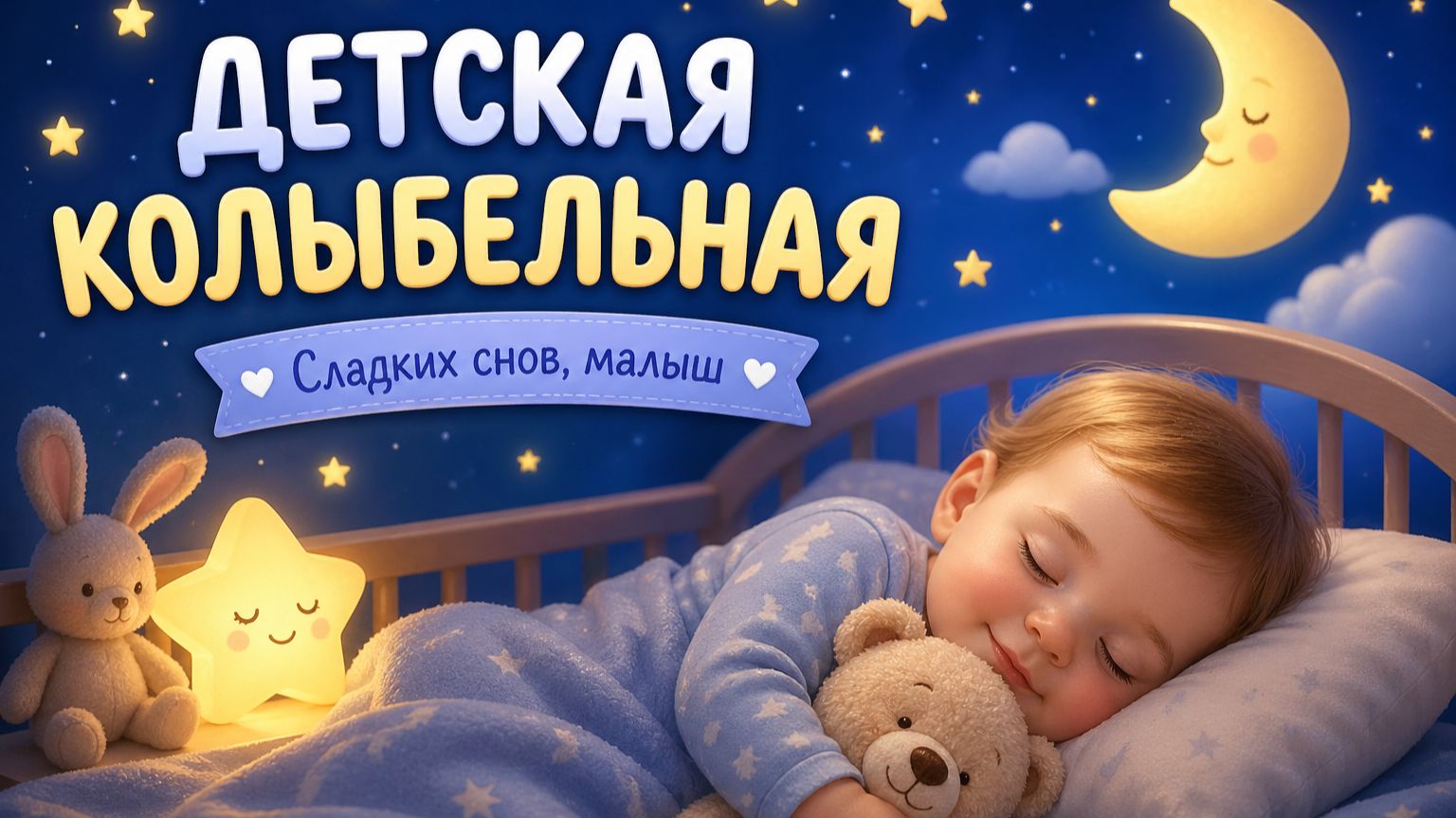 Колыбельная для малышей 🌙 Уснёт за 5 минут | Глубокий сон без пробуждений | 3 часа