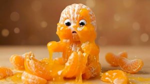🍓Мило или жутко? ИИ фруктовые дети лопают фрукты 👶