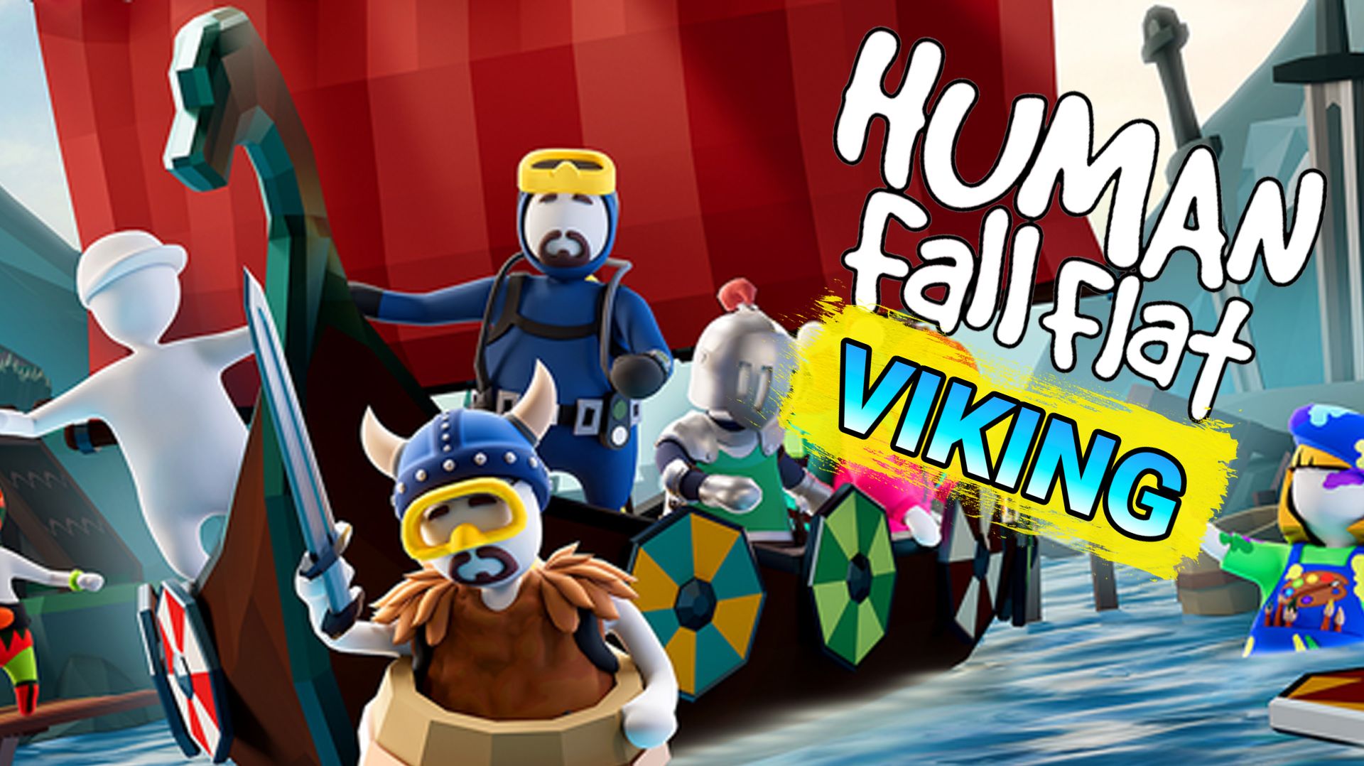 ПРОХОДИМ ВИКИНГОВ С ПОДПИСЧИКАМИ  Human Fall Flat