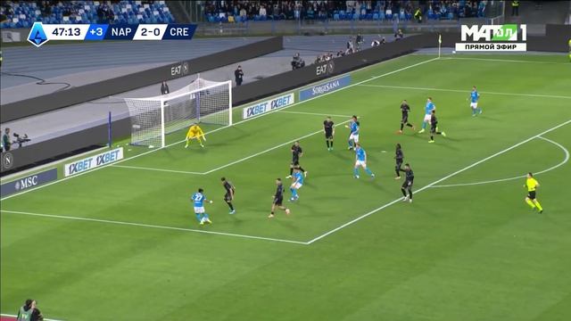 Наполи - Кремонезе. Голы и лучшие моменты (видео). Чемпионат Италии. Футбол