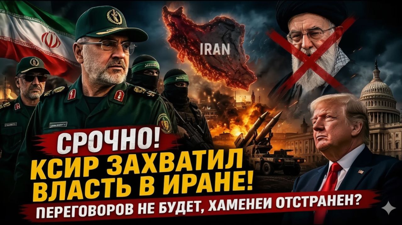 Срочно! КСИР захватил власть в Иране! Переговоров не будет, Хаменеи отстранен