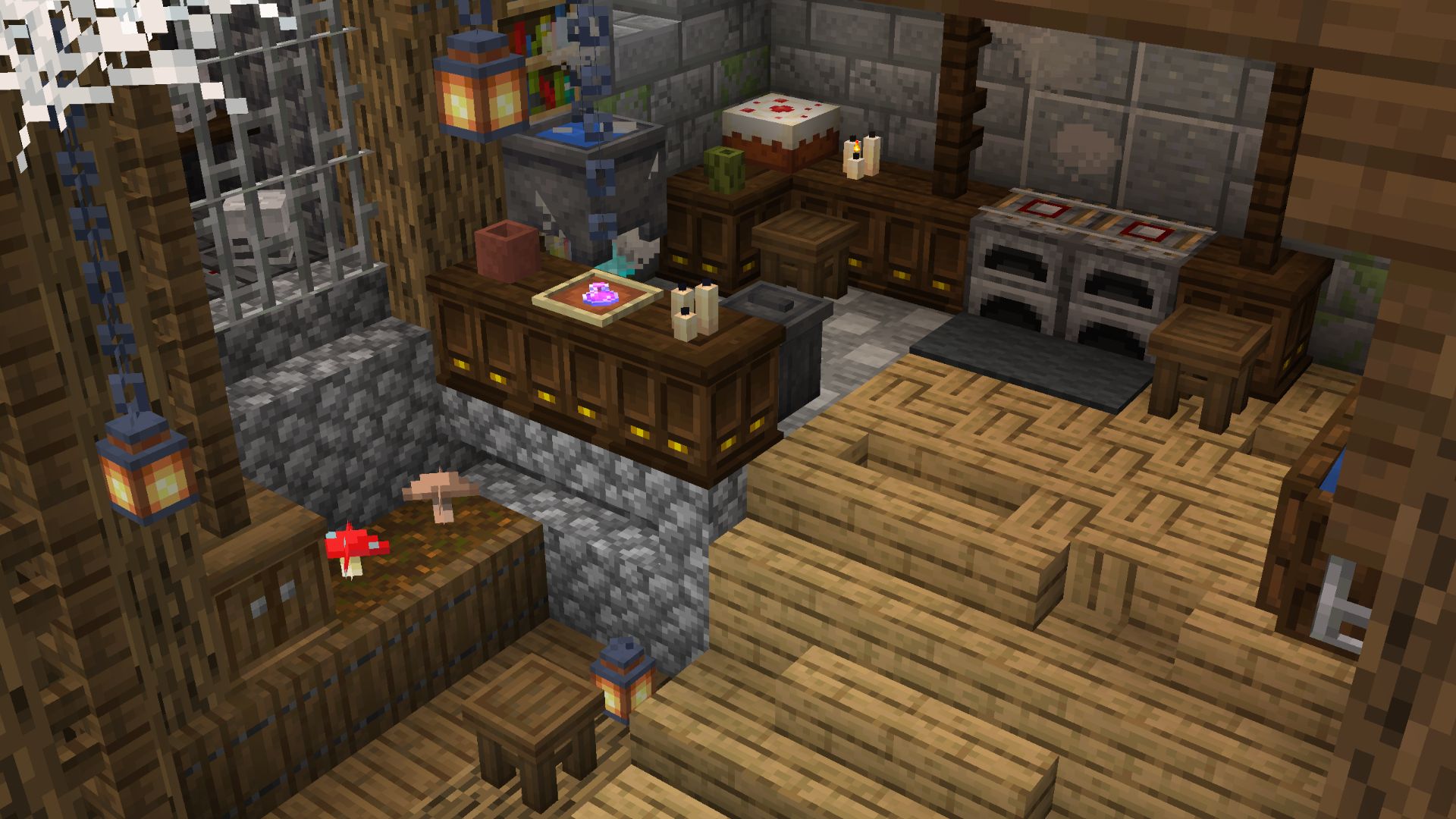 Играем в маинкрафт часть 1