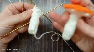 Вяжем грибы спицами, МК *Сказочные грибы*