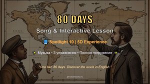 SPOTLIGHT 10 Module  5D  - Вокруг света за 80 дней. Музыкальный урок+упражнения - ответы