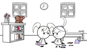 Coloring Contest Challenge with Sidewalk Chalk! Alpha Lexa judges Emma and Kate drawings