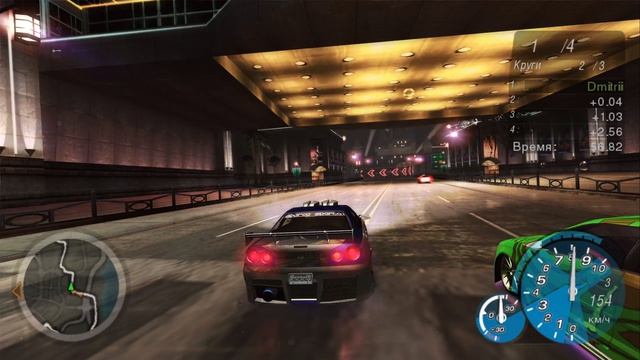 Need For Speed Underground 2 Меня не так-то просто победить на трассе !
