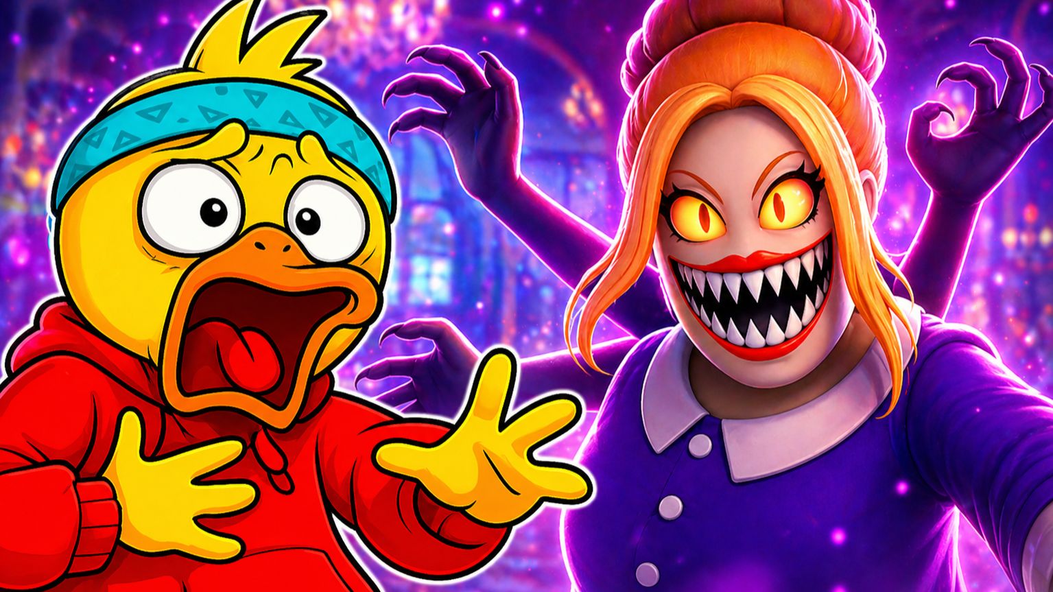 БИБЛИОТЕКА КОШМАРОВ! ПОБЕГ СТРАШНОЙ УЧИЛКИ в Roblox ОББИ!