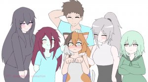 Поглаживание кота по голове Майнкрафт аниме эпизод 5