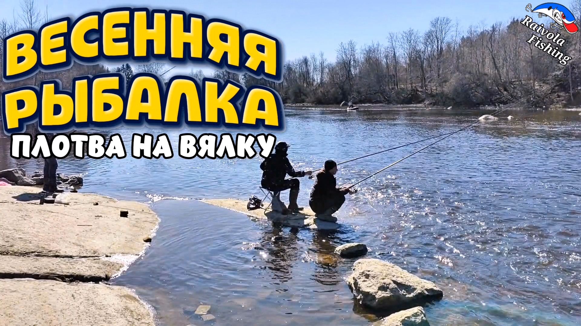 Весенняя рыбалка на плотву | Ловим на вялку | Красоты реки и улов