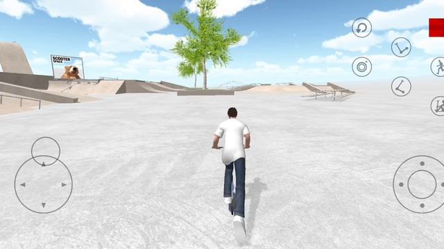 катаюсь на самокате