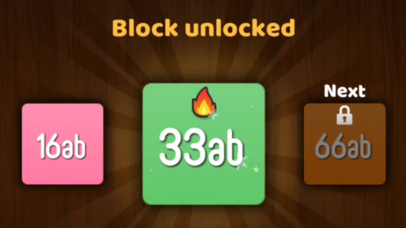 NumBlocks (8ab → 16ab → 33ab)