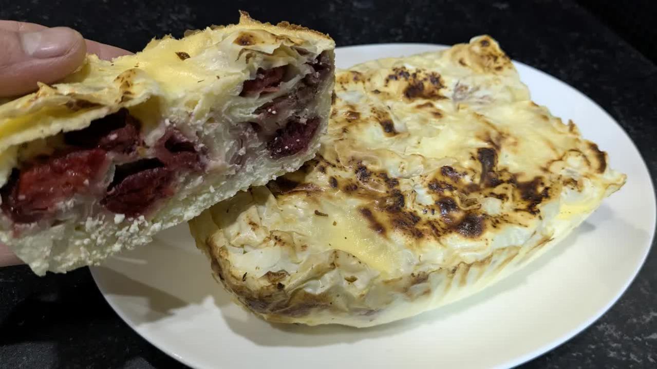 Пирог из теста фило, который удивит всех. Минимум усилий, максимум вкуса!