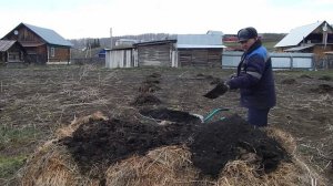 Грядки на компостах для быстрого получения удобрения