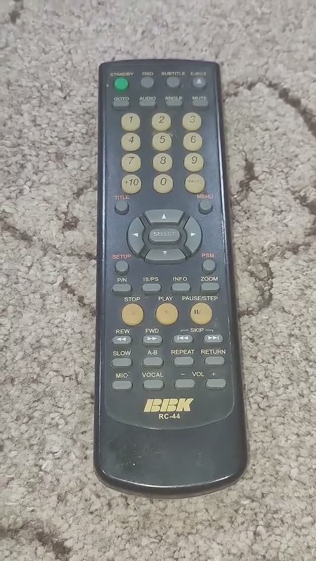 Пульт от старого DVD проигрывателя BBK