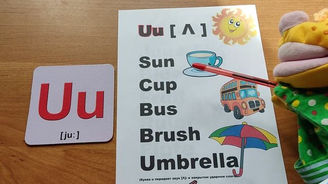 Правило чтения буквы Uu