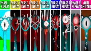 INCREDIBOX SPRUNKI: ФАЗЫ 1-8 НО ВСЕ 🔁 ПОВТОРЯЮТ АНТИ-СДВИГ! ♾️🌀