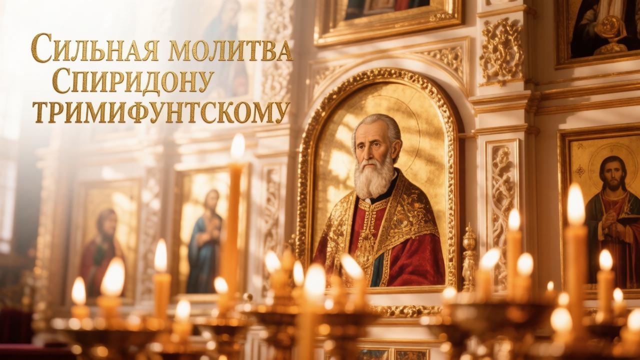 Сильная молитва Спиридону Триммфунскому послушай и все проблемы решатся сами собой🙏