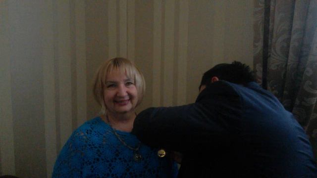 2016 вручение медали Ольге Леонгардовне 