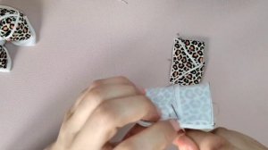 Бантики из репсовой ленты 4 см .