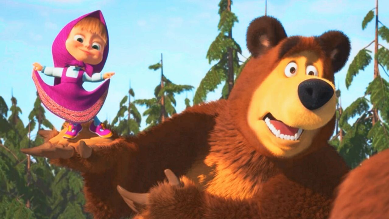 Маша и Медведь Сборник. Отличный День с Машей и Медведем. Развивающие Мини - Игры для Детей