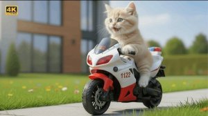 Мама-Кошка спасает своего котенка с мотоцикла Rescue 1122…Вы не поверите, что получилось в Финале ☺️