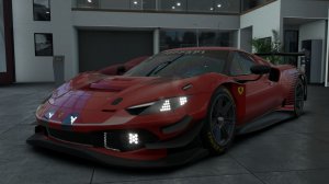Assetto Corsa EVO (0.6.2) Ferrari 296 GT3. Nurburgring 24h 2026. Single race. 2026.04.26