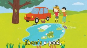 SuperMinds1(2nd)- Unit 3- IN/ON/UNDER- Karaoke Song- There's a pond in the wood. And that's good!