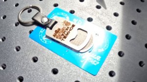 Таймлапс гравировки пивной открывашки