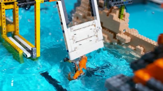 15. Building a Lego Water Park with a Working Lazy River