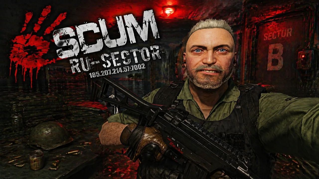 Гоша в военном бункере на RU-SECTOR | Mr. Vityaz Play ► SCUM - Серия #02
