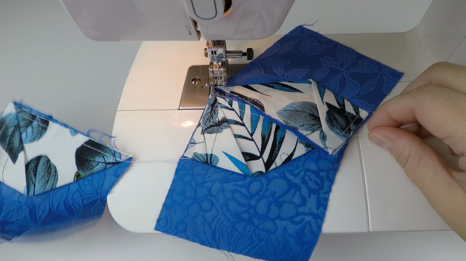 Идея красивого объёмного блока для пэчворка