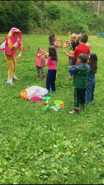 аниматоры на природе