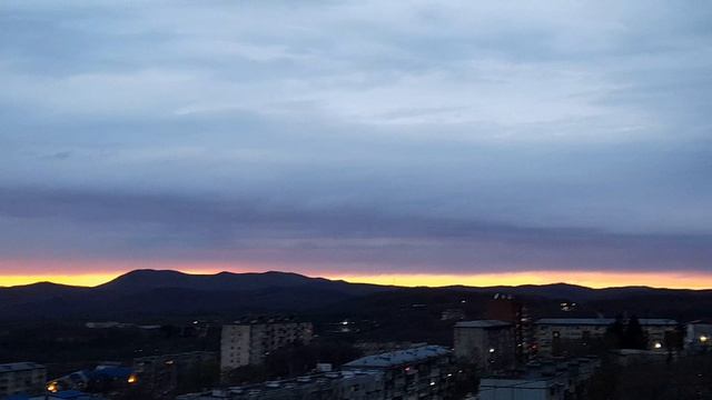 КРАСИВЫЙ ВЕЧЕРНИЙ ЗАКАТ