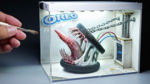 Как сделать самую страшную диораму с печеньем OREO в лаборатории.