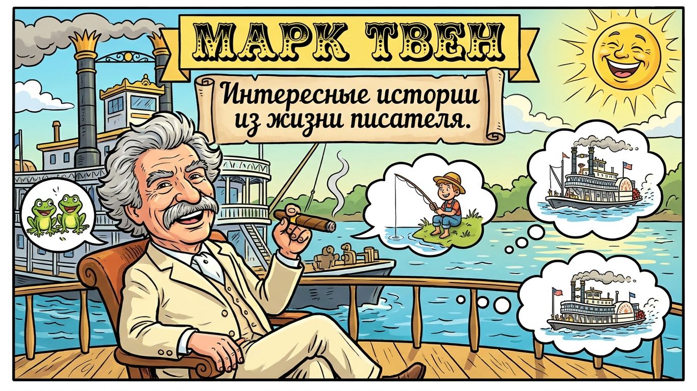 Марк Твен. Забавные истории из жизни писателя. Озвучка