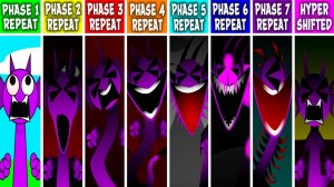 INCREDIBOX SPRUNKI: ФАЗЫ 1-7 НО ВСЕ 🔁 ПОВТОРЯЮТ ГИПЕР-СДВИГ ФАЗЫ 3! ⚡♾️
