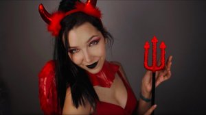 ASMR for members: Devil helps you to sleep... does she?? lol