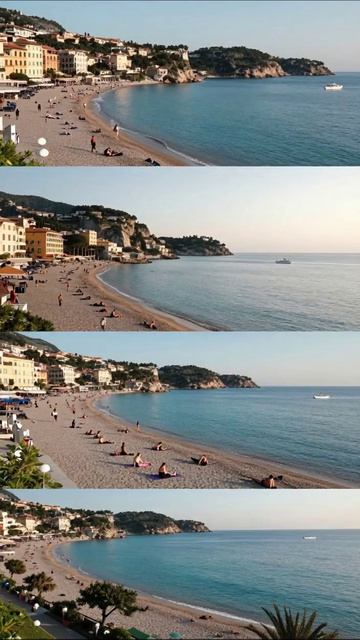 Красота пляжа в солнечный день #пейзаж #отдых