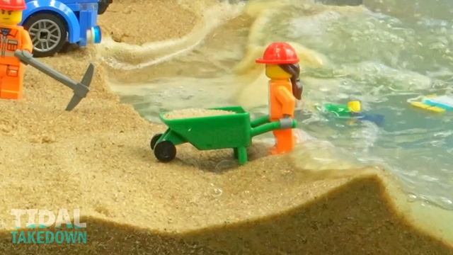 11. Wave Machine VS Sinkhole City - 3 Surprise Sinkholes - Lego City - Tsunami Dam Breach Experiment смотреть онлайн