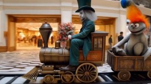 496. Видео с искусственным интеллектом - В странном торговом центре