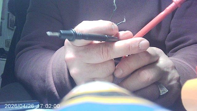 Измерение напряжения на выходе блока питания Моторола