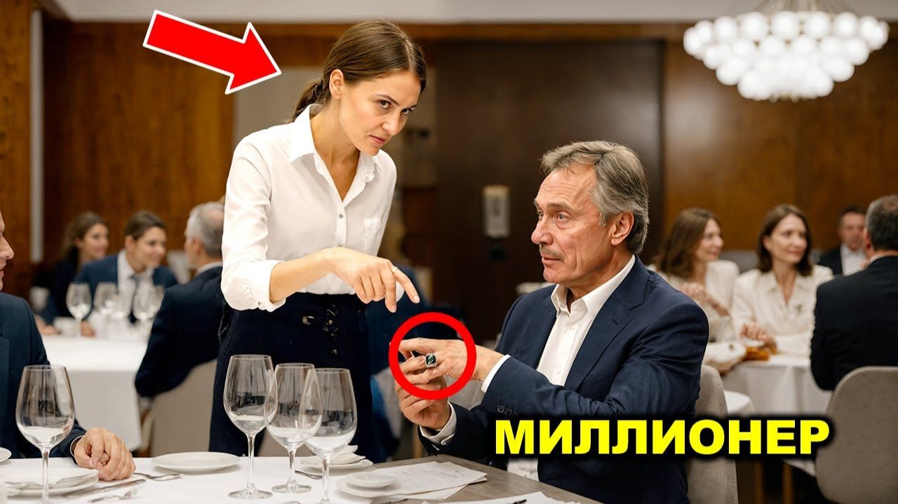 Официантка говорит миллиардеру# #У моей мамы такое же кольцо# — то, что случилось, всё изменило