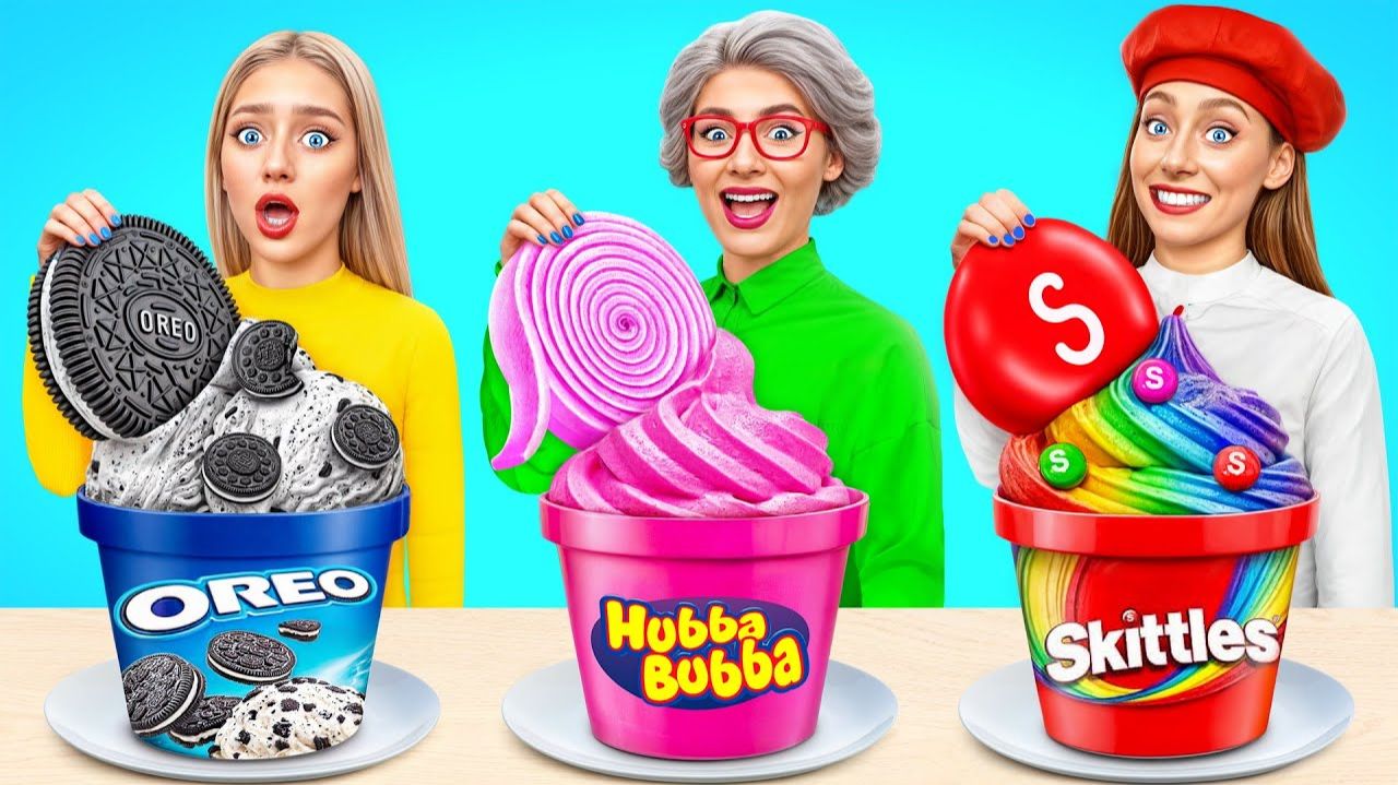 Кулинарный Челлендж# Я против Бабушки # Потрясающие Кухонные Хитрости от Bubba DO Challenge