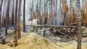 Удар по блиндажу с всушными дроноводами на Волчанском направлении. Досталось и им, и оборудованию…