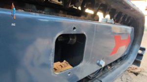 #НатяжкаГусеницНаМиниэксковаторе