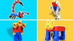 Я превратил врагов из Animal Crossing в самый жуткий конструктор LEGO