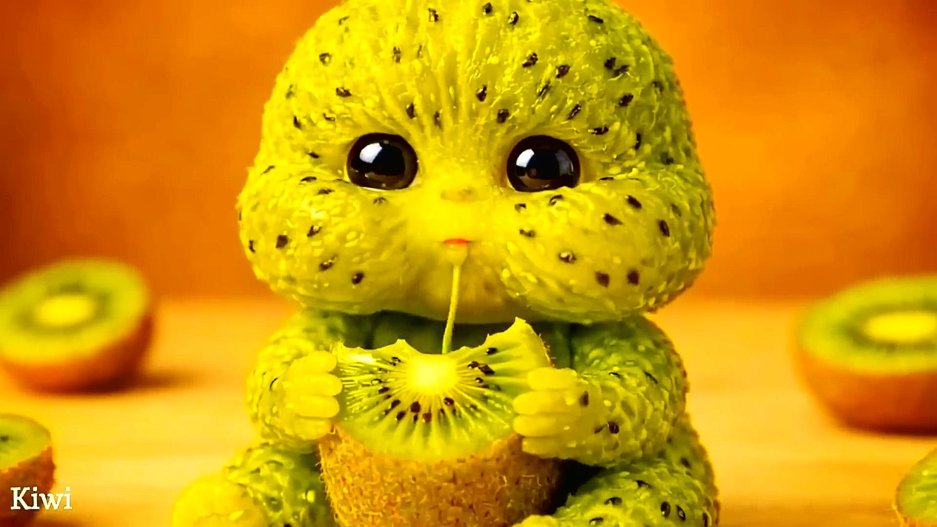 Милые или жуткие? Фруктовые детеныши, издающие звуки укусов и хруста. Невероятно приятные ASMR-видео