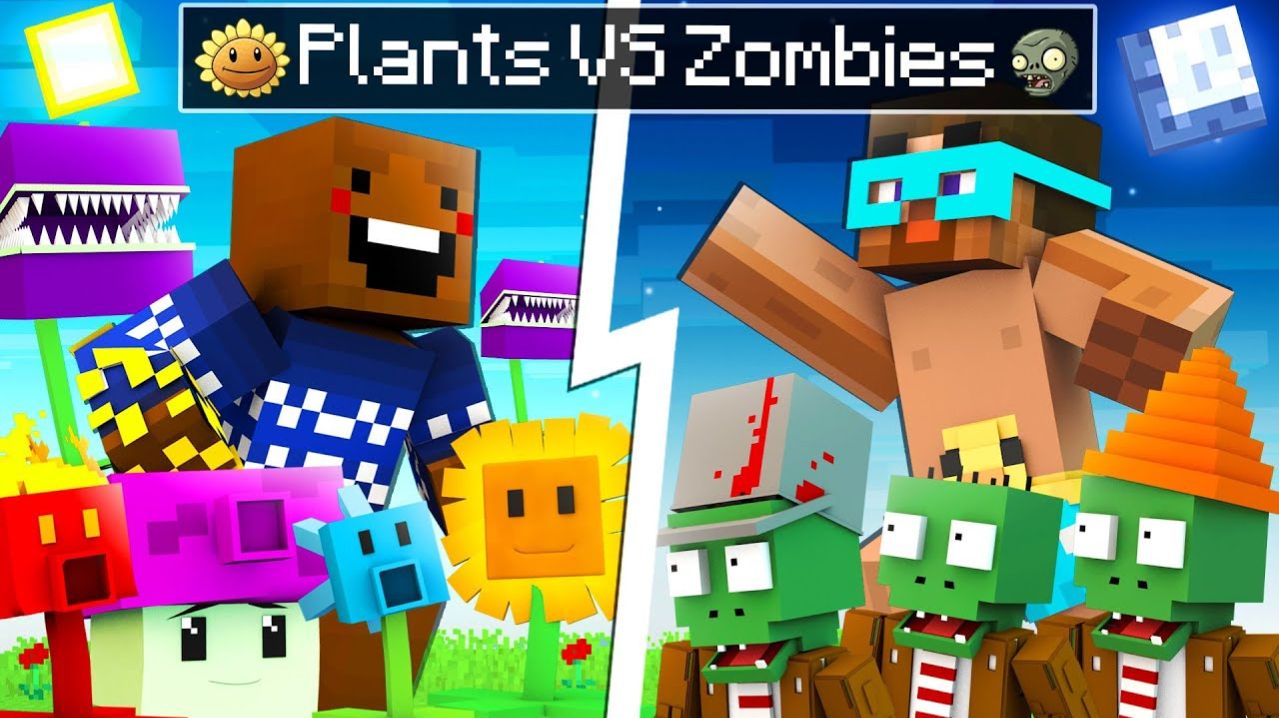  Майнкрафт но РАСТЕНИЯ ПРОТИВ ЗОМБИ против ГРАДУСА вебка Градуса