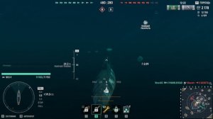Подводная лодка Тихий охотник Мир кораблей эпические морские сражения онлайн случайный бой