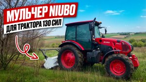 John Deere 6135 не подошел? Беларус-12223 c мульчером на поле фермера